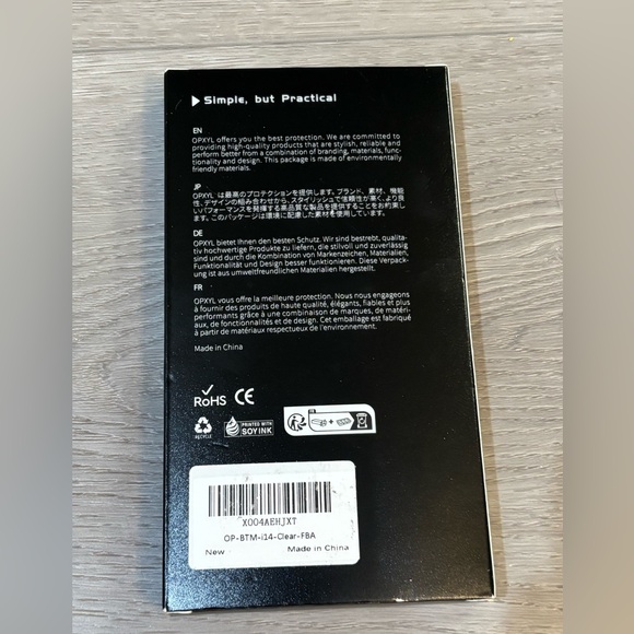 OPXYL Clear iPhone 14 Smartphone Case with Screen Protectors & Lens Protectors - Picture 4 of 12